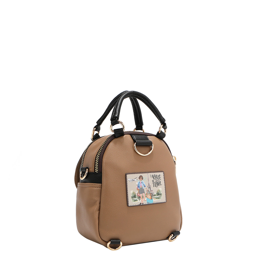 designer of para para backpack lululemon Black New Parent Backpack/Diaper Bag And Water Waxed Canvas Camera Backpack Color:Celeste COLLABORATION