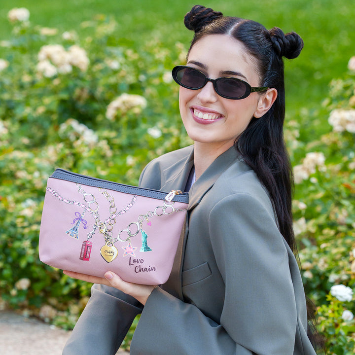 NIKKY LARGE COSMETIC POUCH
