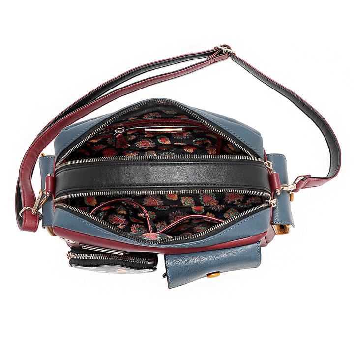 NIKKY MESSENGER BAG, EMILY GOES PARIS, BROWN, CROSSBODY – Nikky Bag