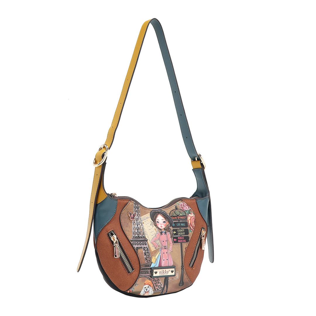 EMILY GOES PARIS SADDLE BAG