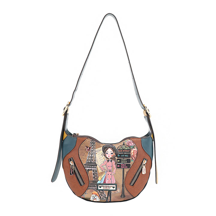 EMILY GOES PARIS SADDLE BAG