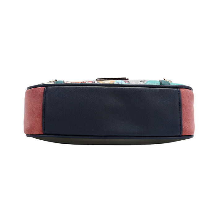 NIKKY GOES SHOPPING CRESCENT CROSSBODY BAG