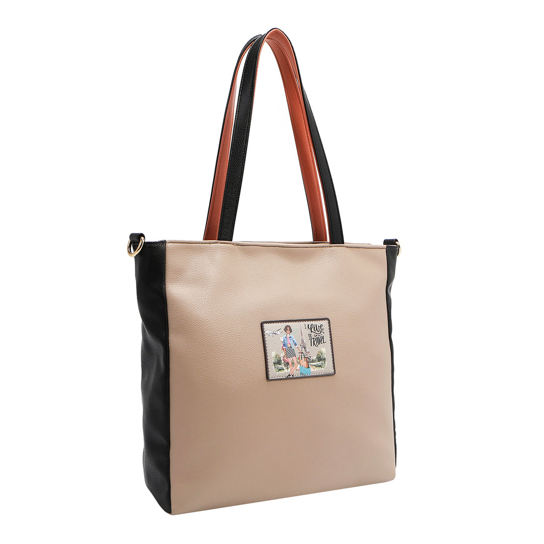 I LIVE TO TRAVEL TOTE BAG