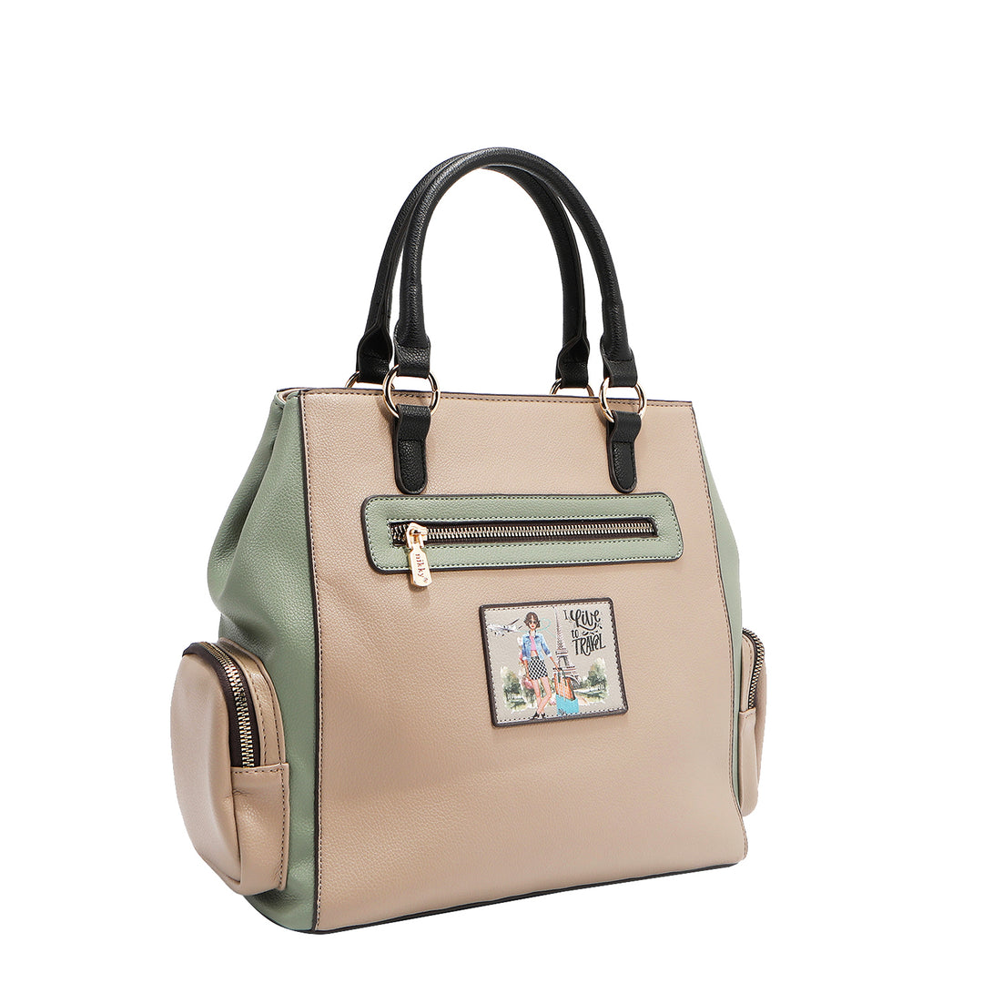 I LIVE TO TRAVEL BUCKET BAG