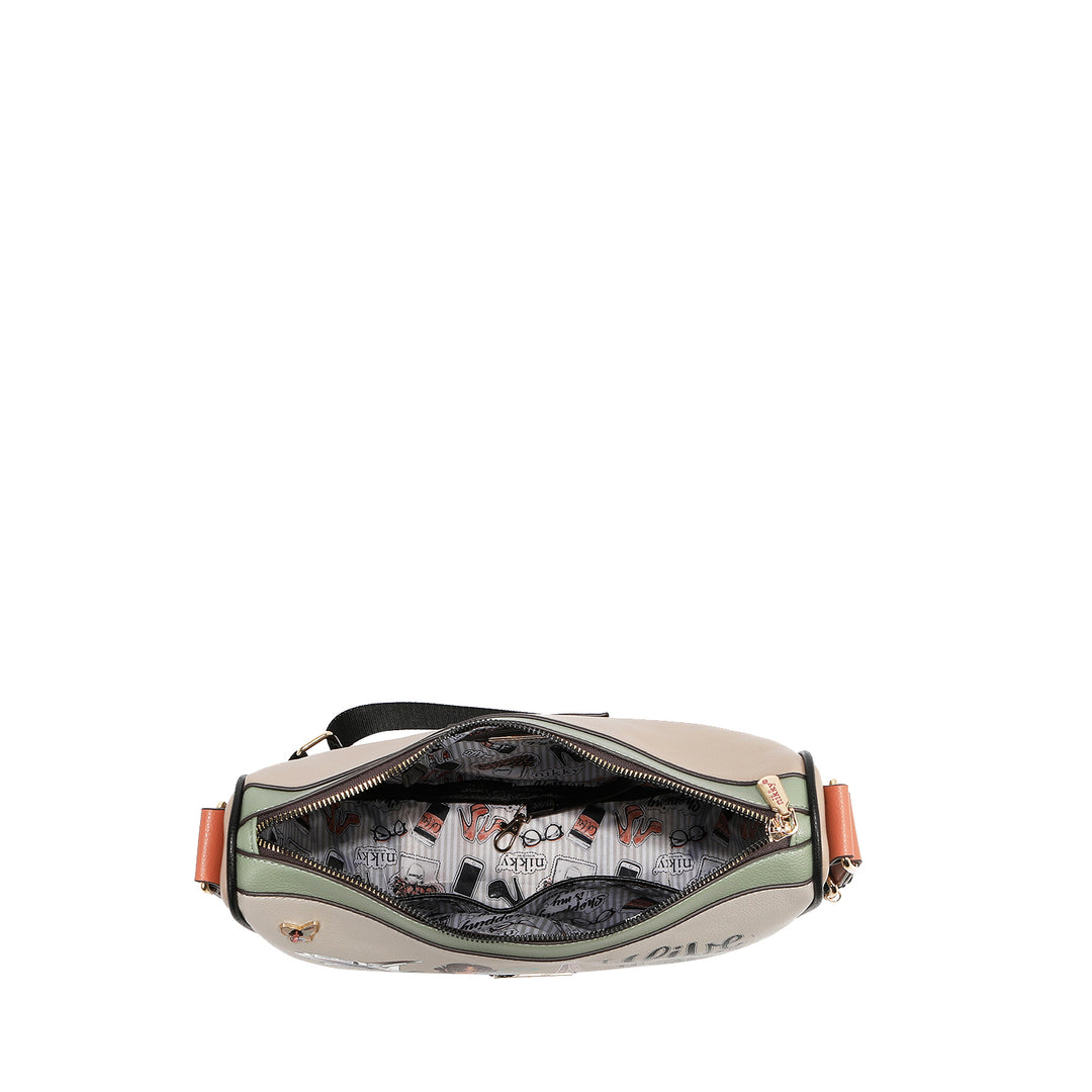I LIVE TO TRAVEL MESSENGER BAG