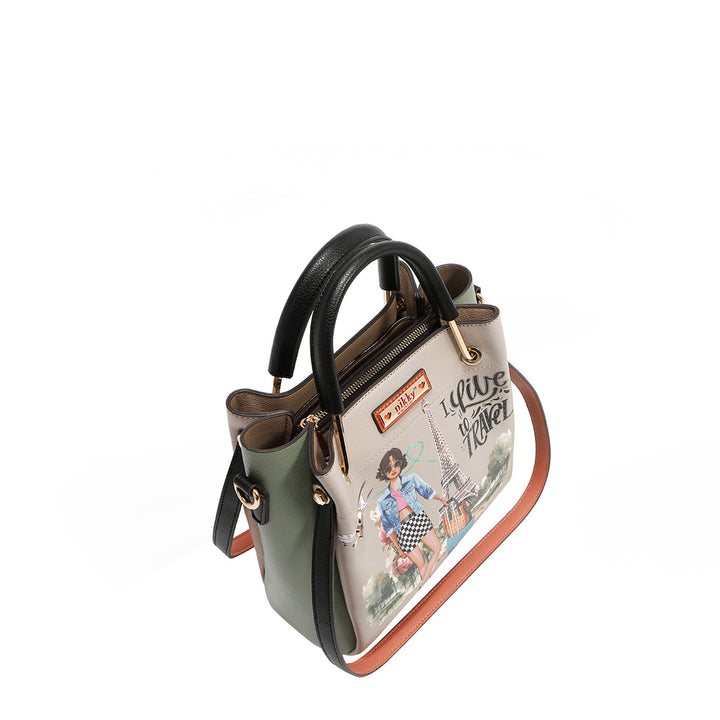 I LIVE TO TRAVEL SMALL BUCKET BAG