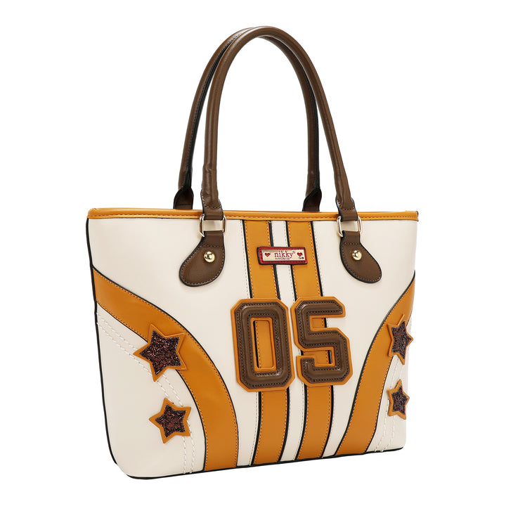 VARSITY SHOPPER BAG