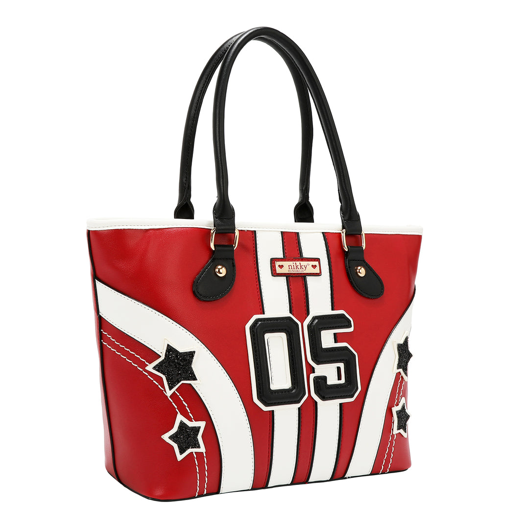 VARSITY SHOPPER BAG