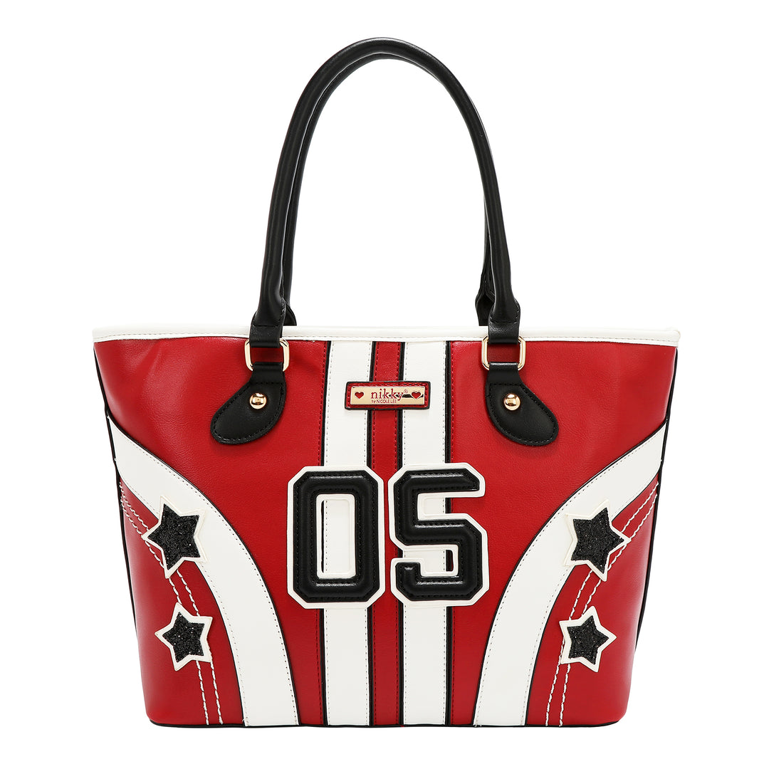 VARSITY SHOPPER BAG