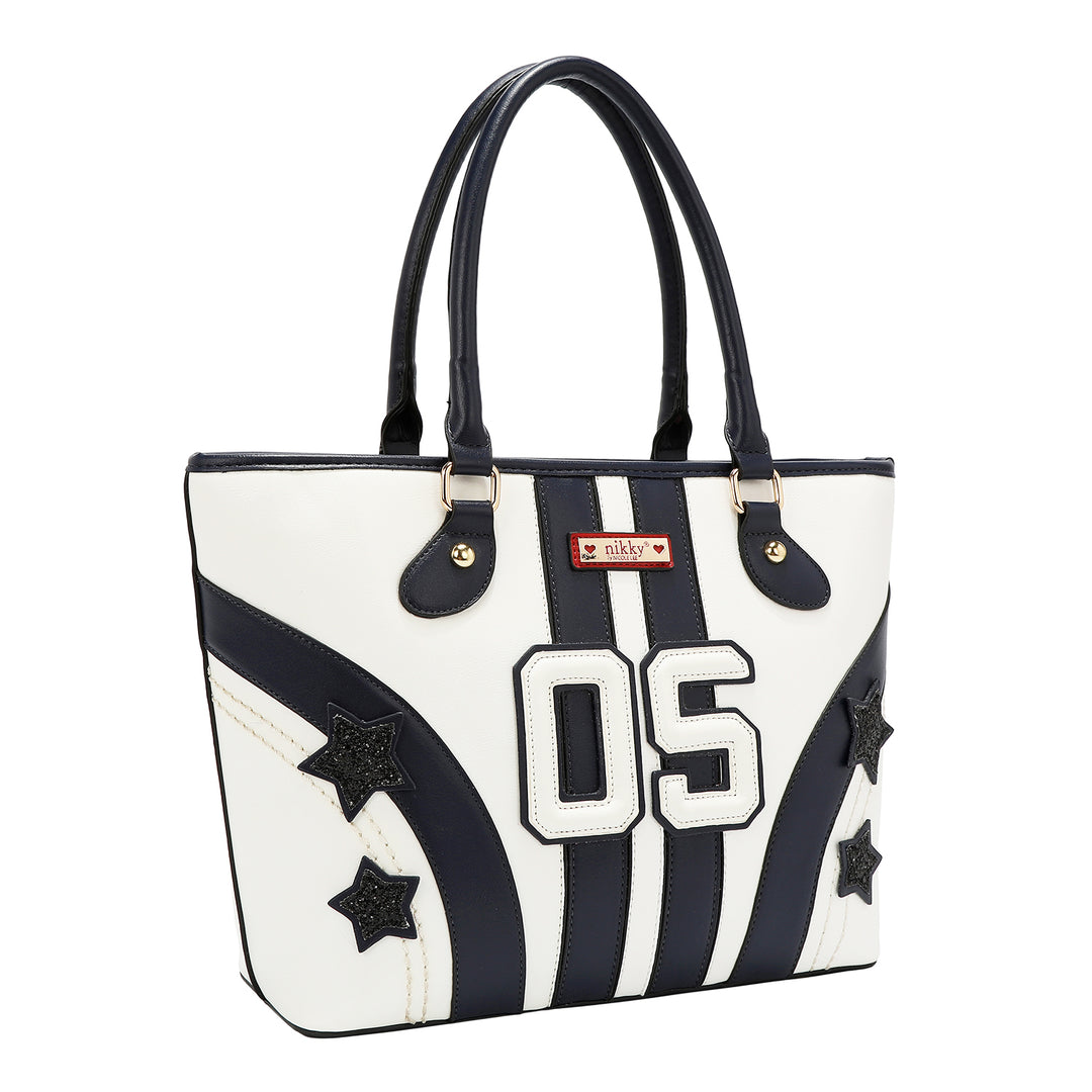 VARSITY SHOPPER BAG
