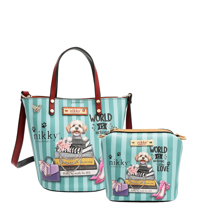MEANT TO LOVE YOU  2PCS SMALL BUCKET BAG