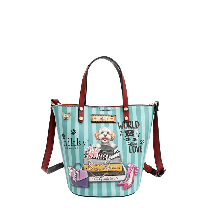 MEANT TO LOVE YOU  2PCS SMALL BUCKET BAG