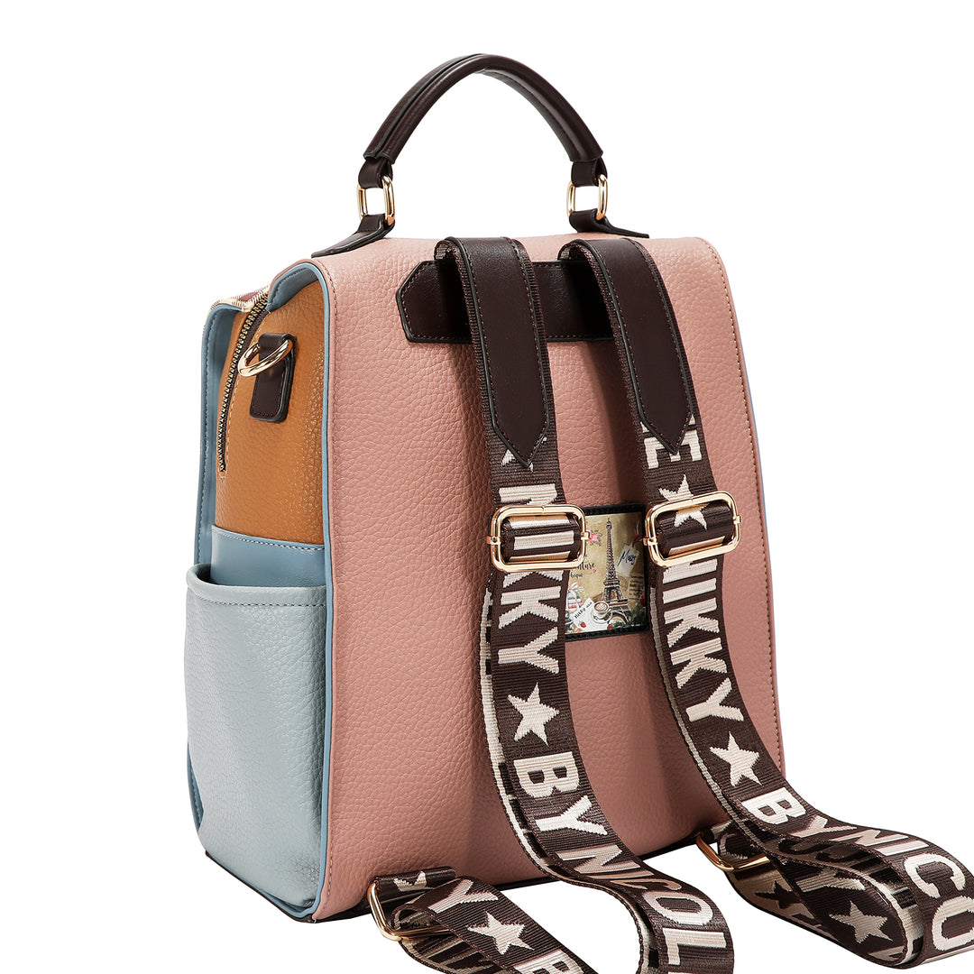 Chasing Dreams Backpack Embellished with Vintage Inspired Artwork. – Nikky Bag