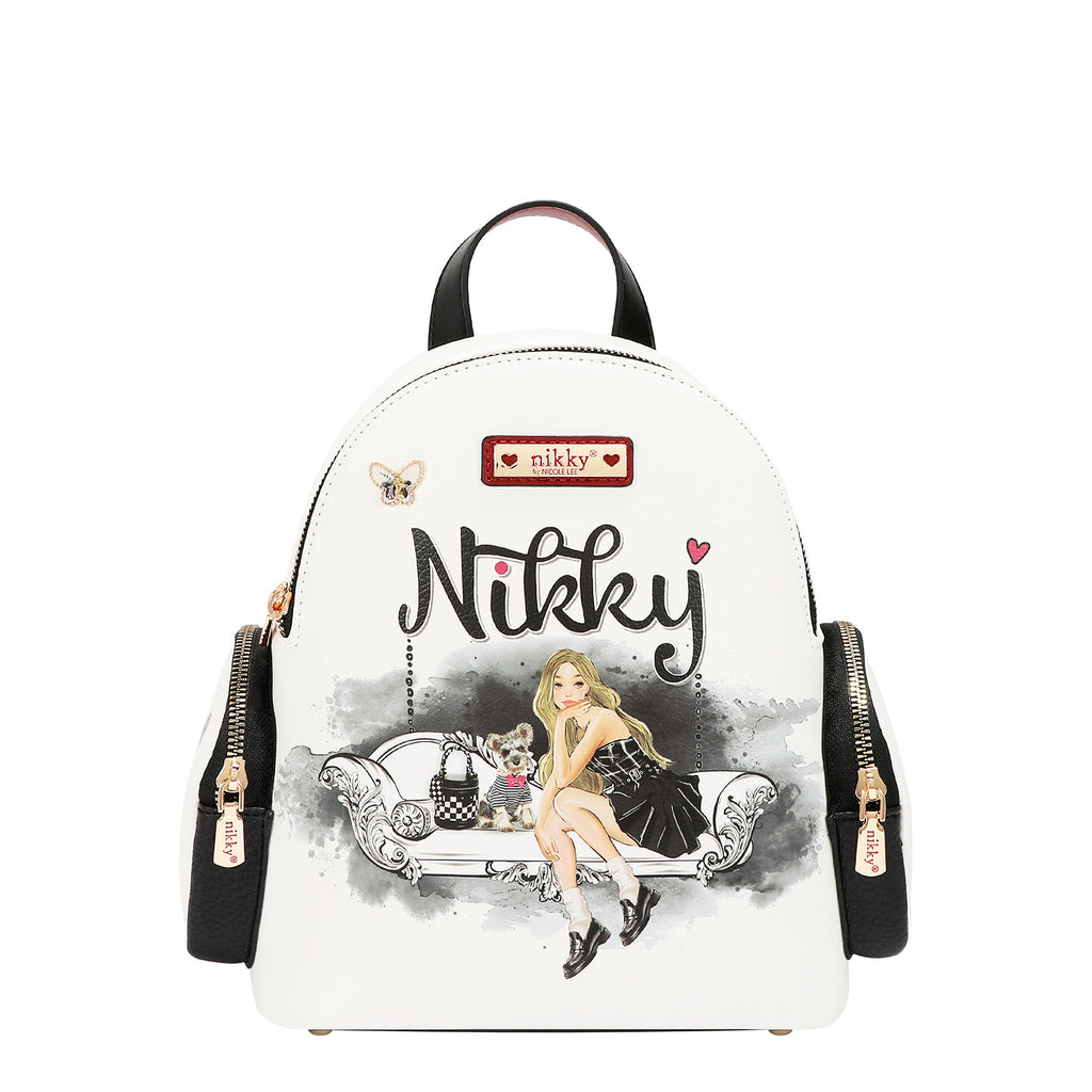Angel From Above Small Multi Pocket Backpack, Beautiful Blend of