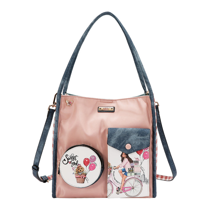 SWEET GIRL  2 PIECE SHOULDER BAG