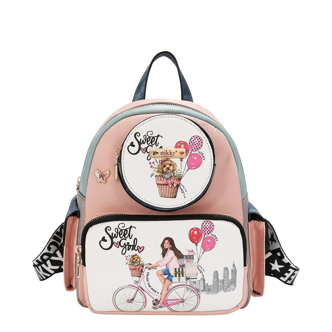 Meet our Sweet Girl Small Multi Pocket Backpack – Nikky Bag