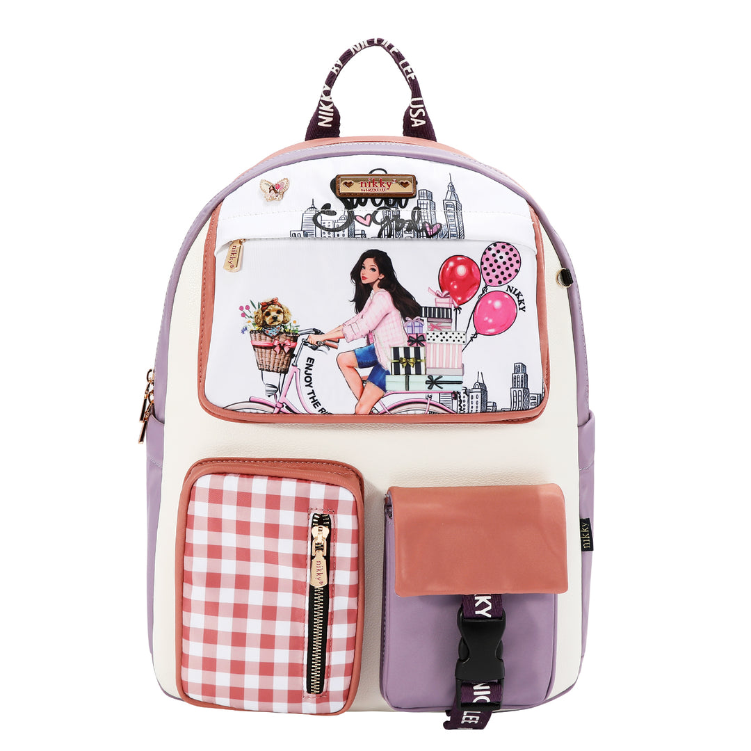 Nikky London Themed Backpack CONVERTIBLE HANDBAG / BACKPACK – Nikky Bag main image 4