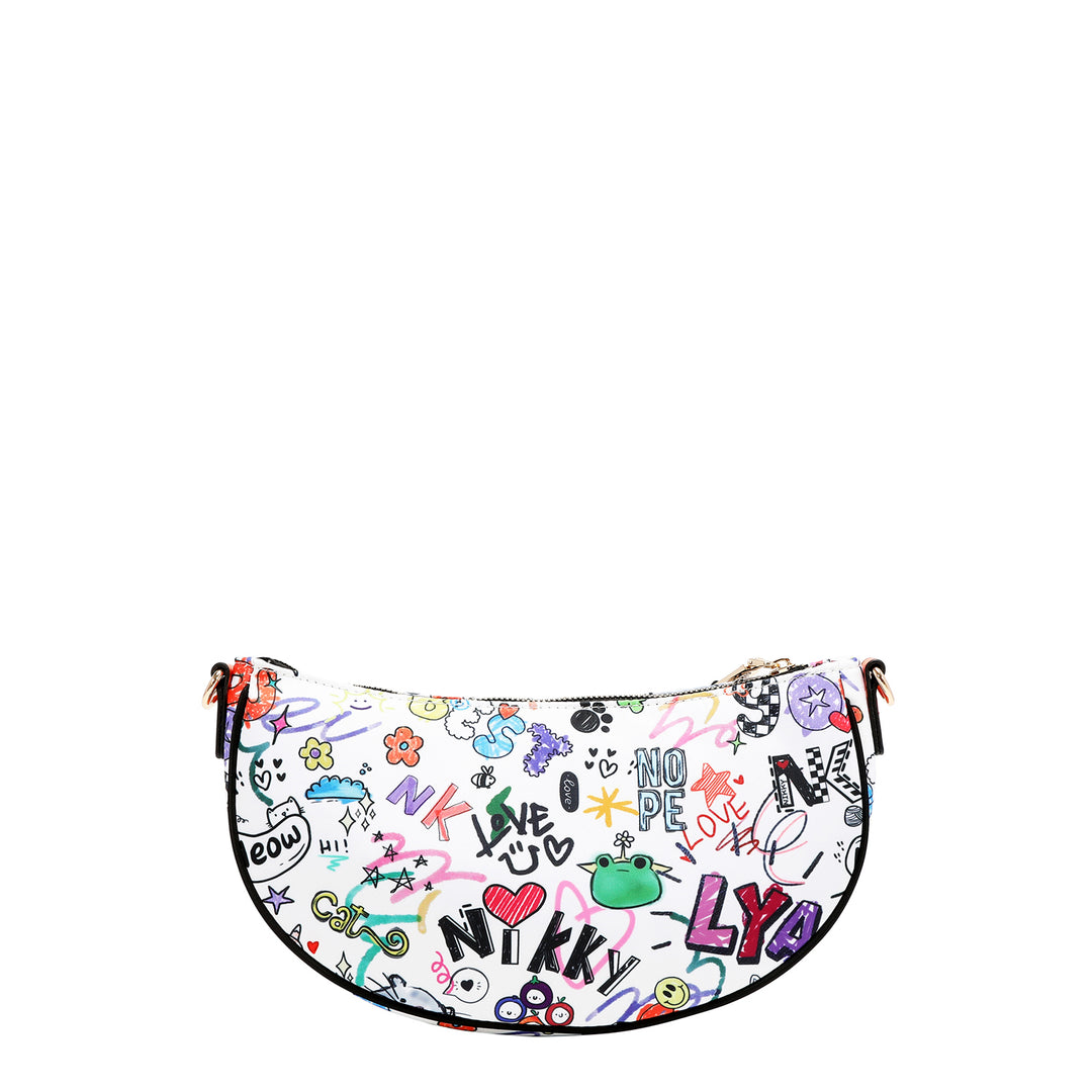 JUST FOR FUN CRESCENT CROSSBODY
