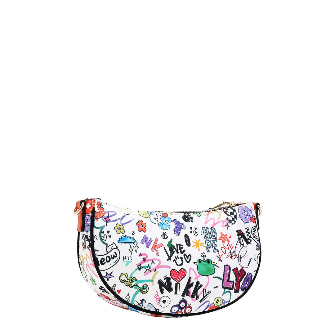 JUST FOR FUN CRESCENT CROSSBODY