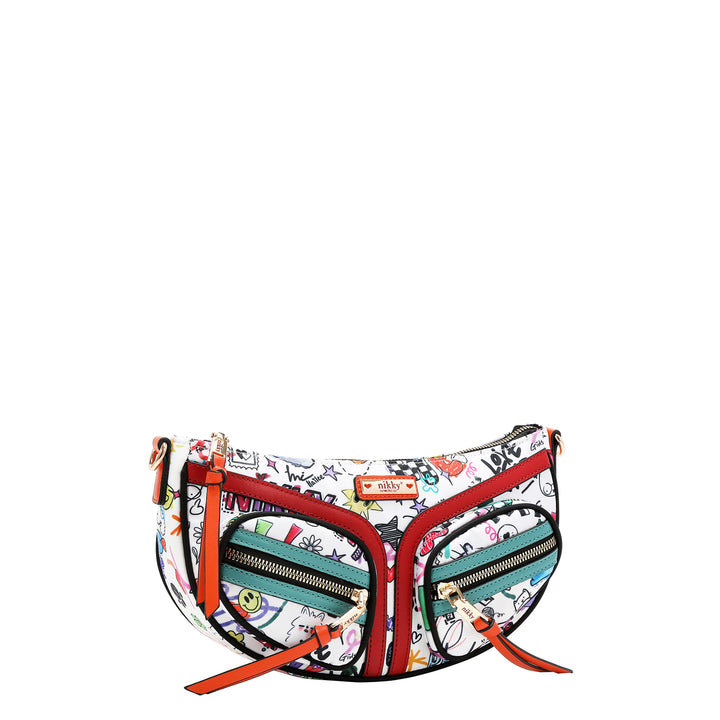 JUST FOR FUN CRESCENT CROSSBODY