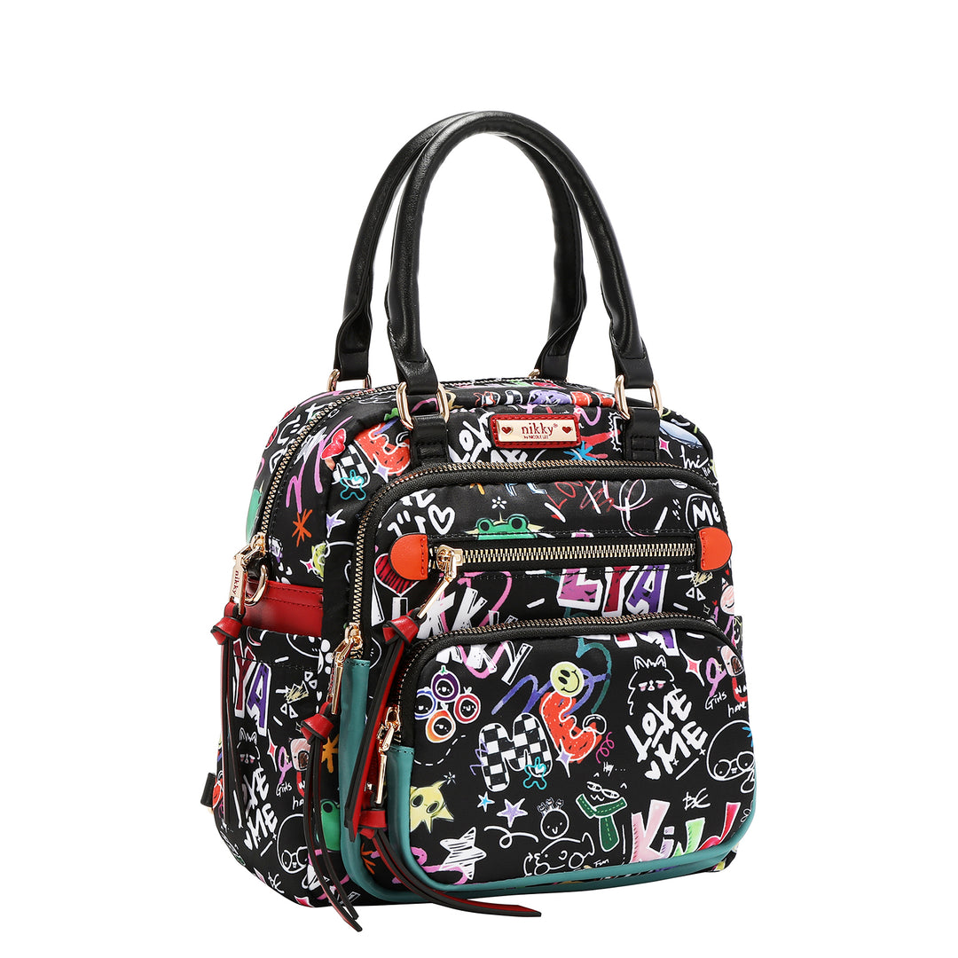 JUST FOR FUN CONVERTIBLE SMALL BACKPACK / HANDBAG