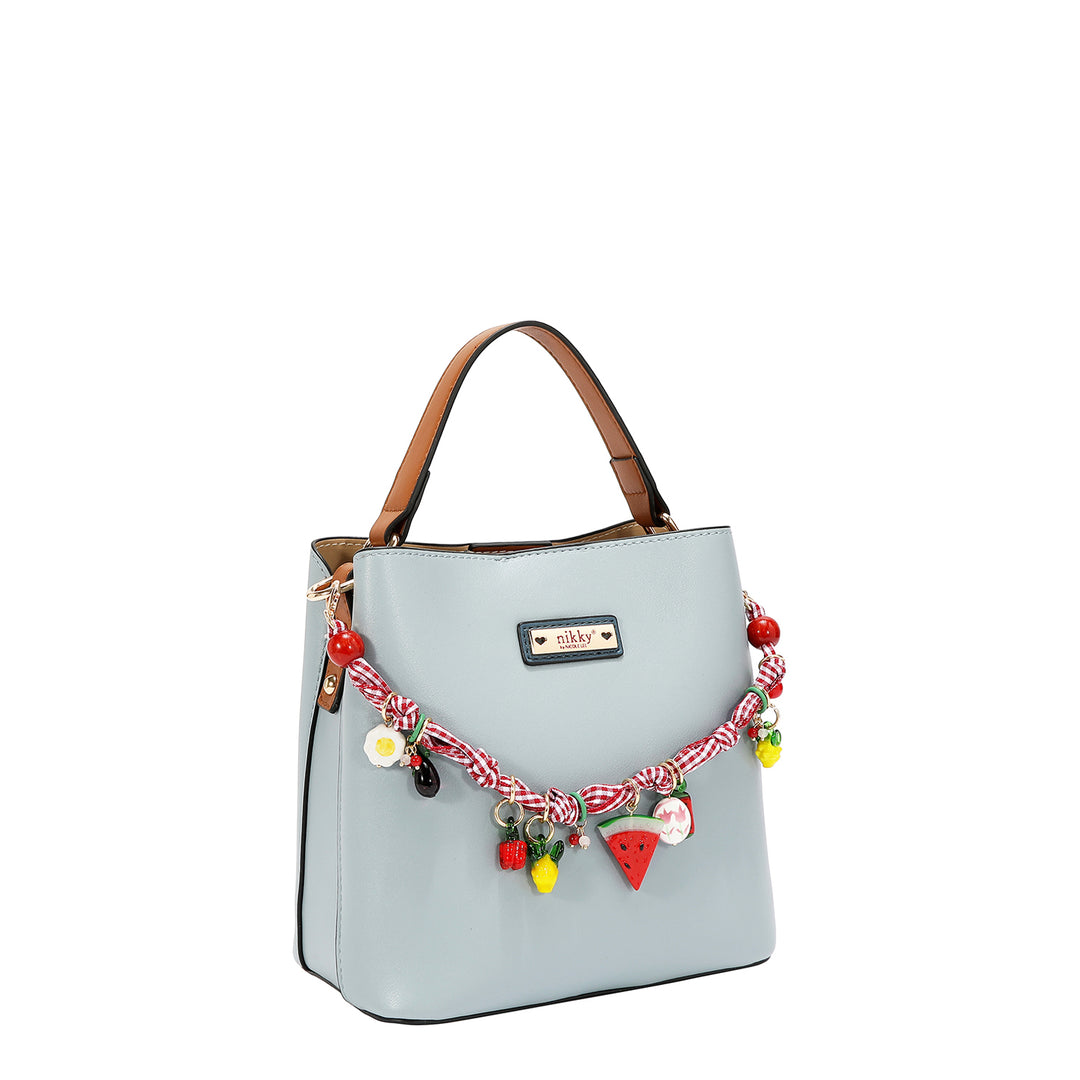 PLAYFUL CHARM SMALL BUCKET BAG