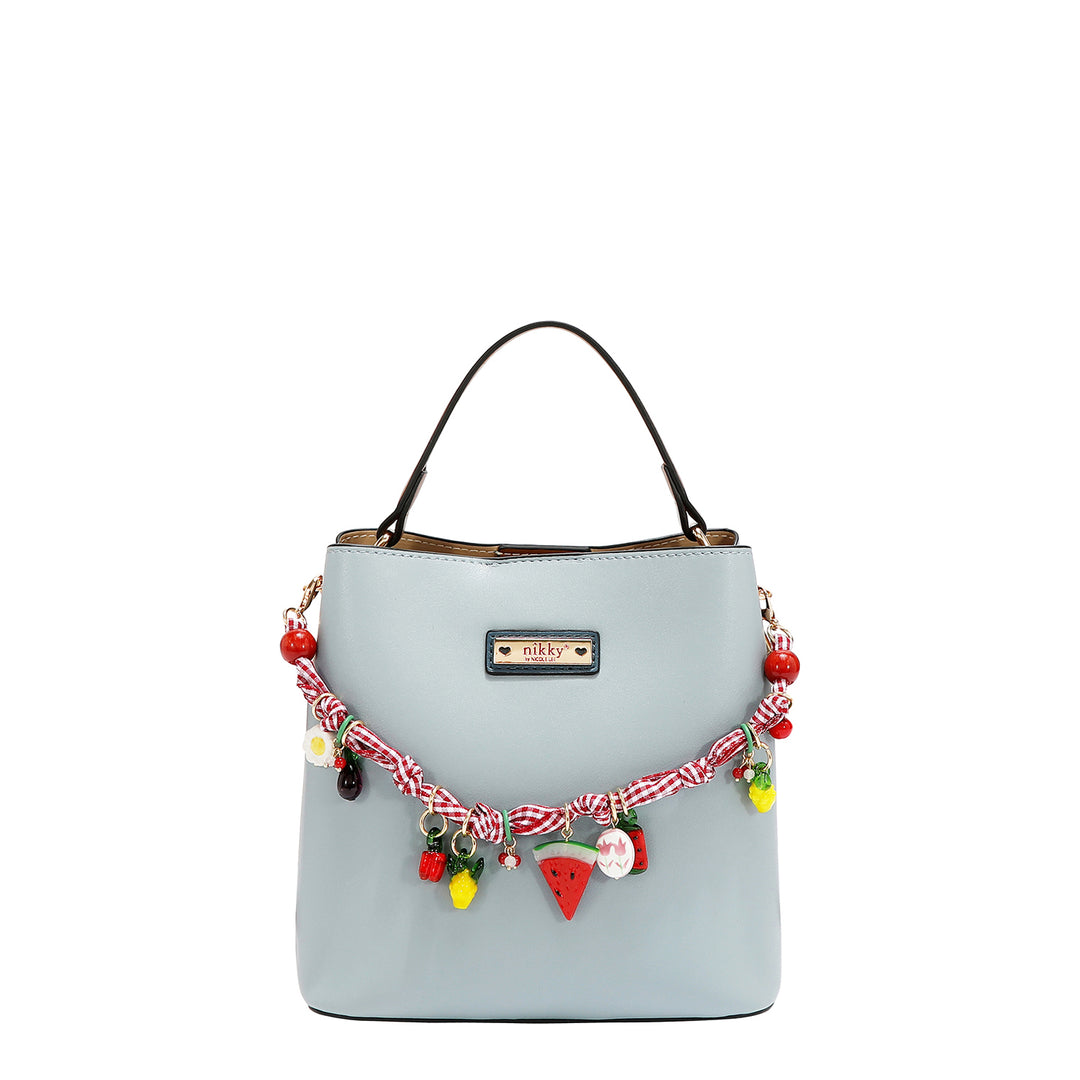 PLAYFUL CHARM SMALL BUCKET BAG
