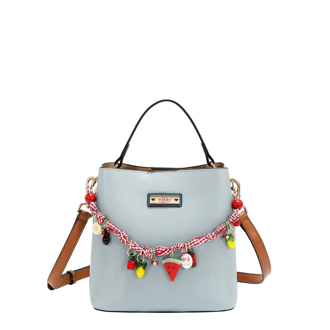PLAYFUL CHARM SMALL BUCKET BAG