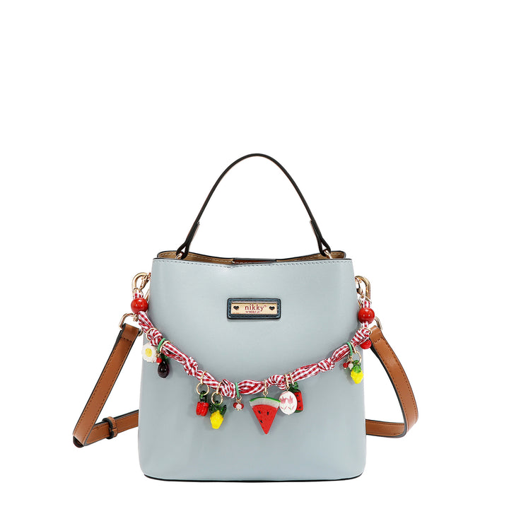 PLAYFUL CHARM SMALL BUCKET BAG