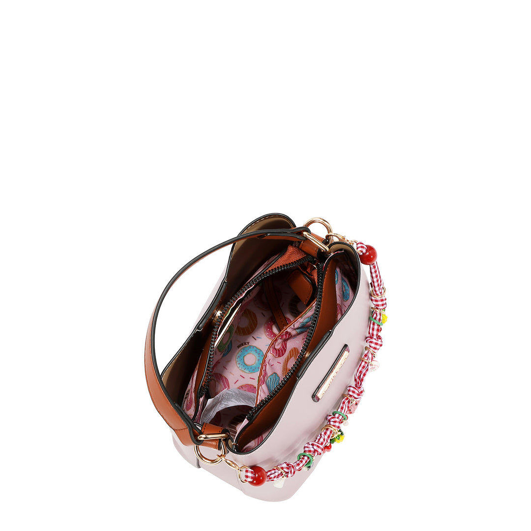 PLAYFUL CHARM SMALL BUCKET BAG