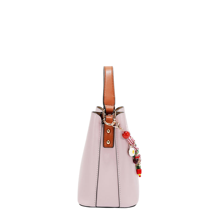 PLAYFUL CHARM SMALL BUCKET BAG