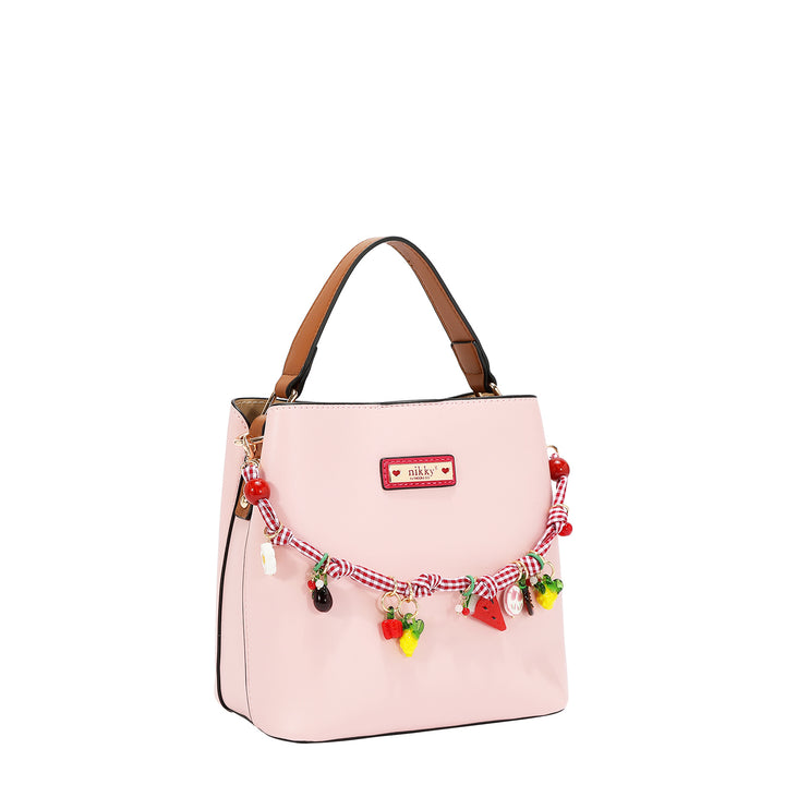 PLAYFUL CHARM SMALL BUCKET BAG