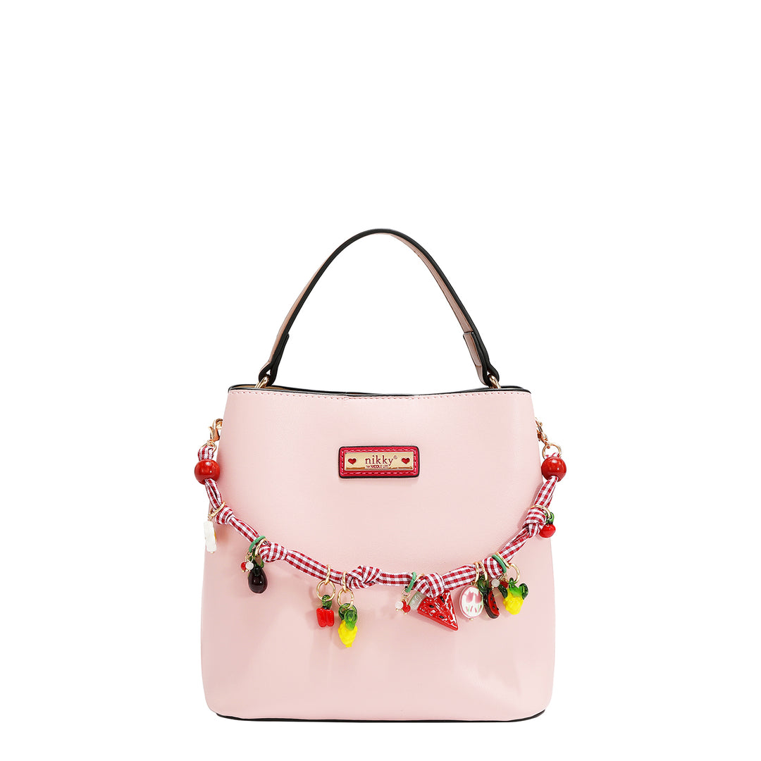PLAYFUL CHARM SMALL BUCKET BAG