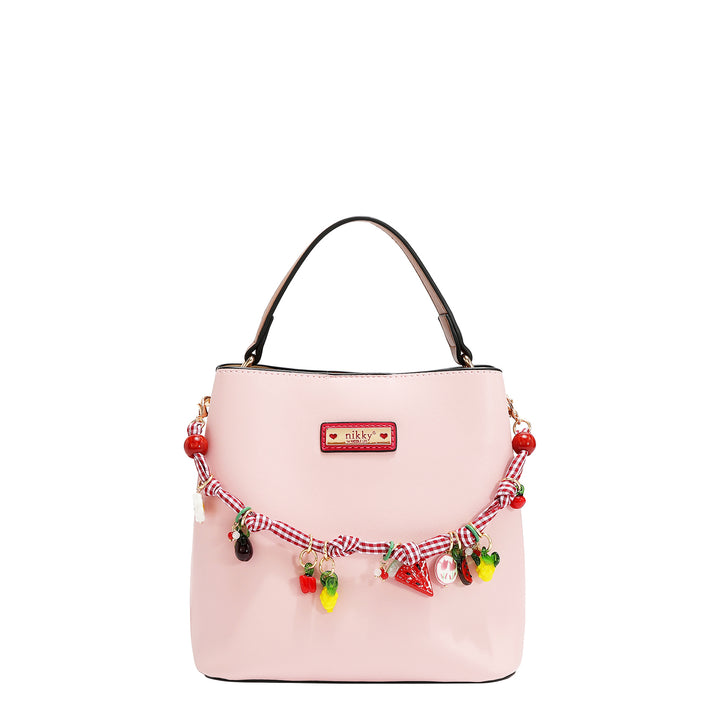 PLAYFUL CHARM SMALL BUCKET BAG