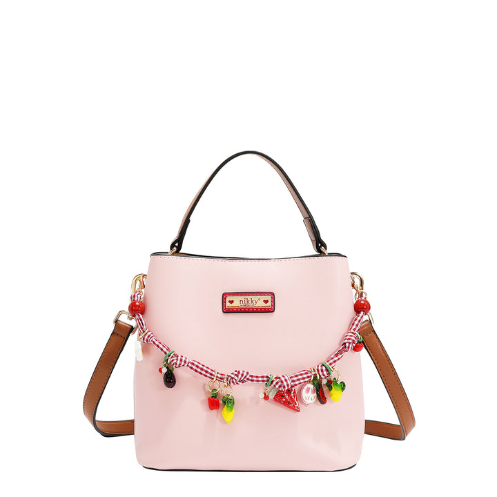 PLAYFUL CHARM SMALL BUCKET BAG