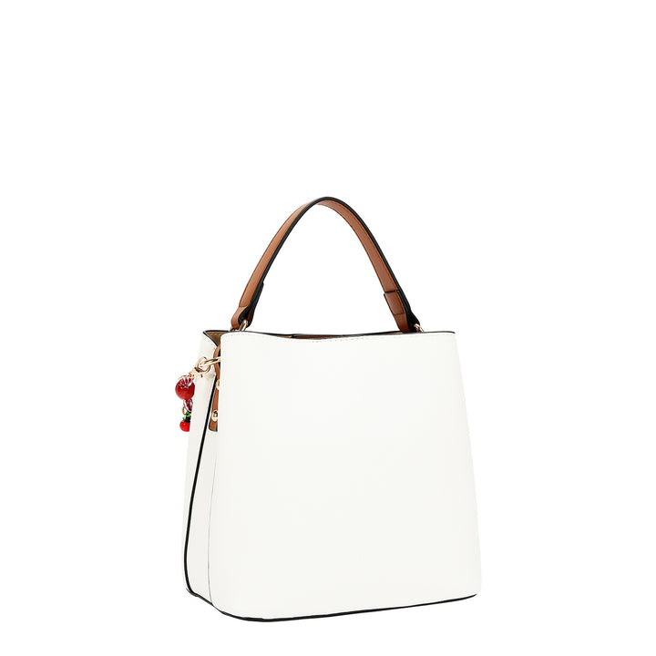 PLAYFUL CHARM SMALL BUCKET BAG