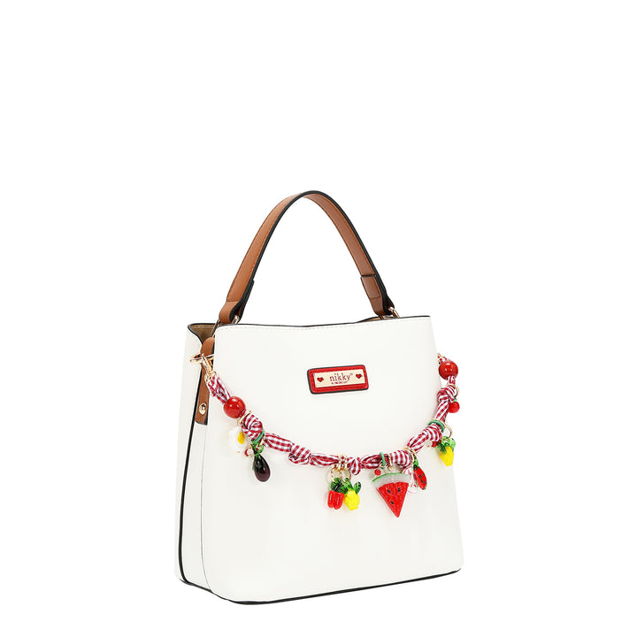 PLAYFUL CHARM SMALL BUCKET BAG