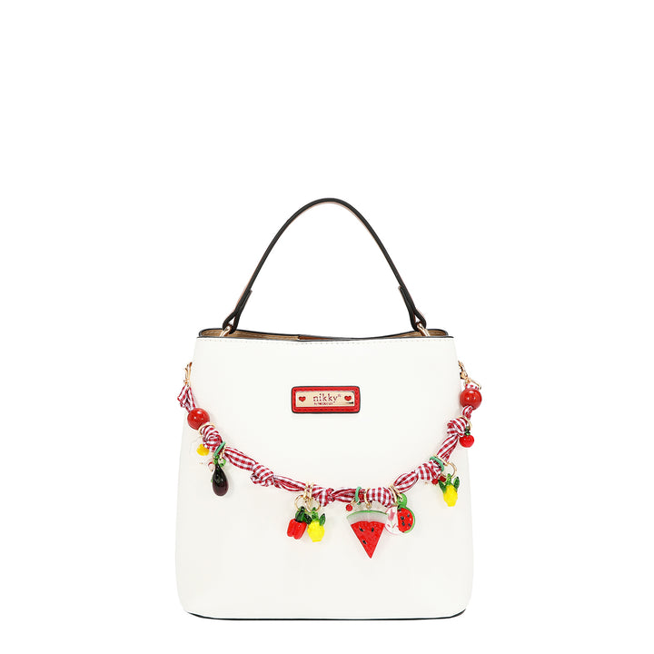 PLAYFUL CHARM SMALL BUCKET BAG