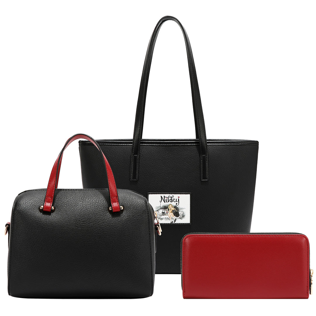 ANGEL FROM ABOVE 3 PIECE SET (SHOPPER, MINI CROSSBODY, WALLET