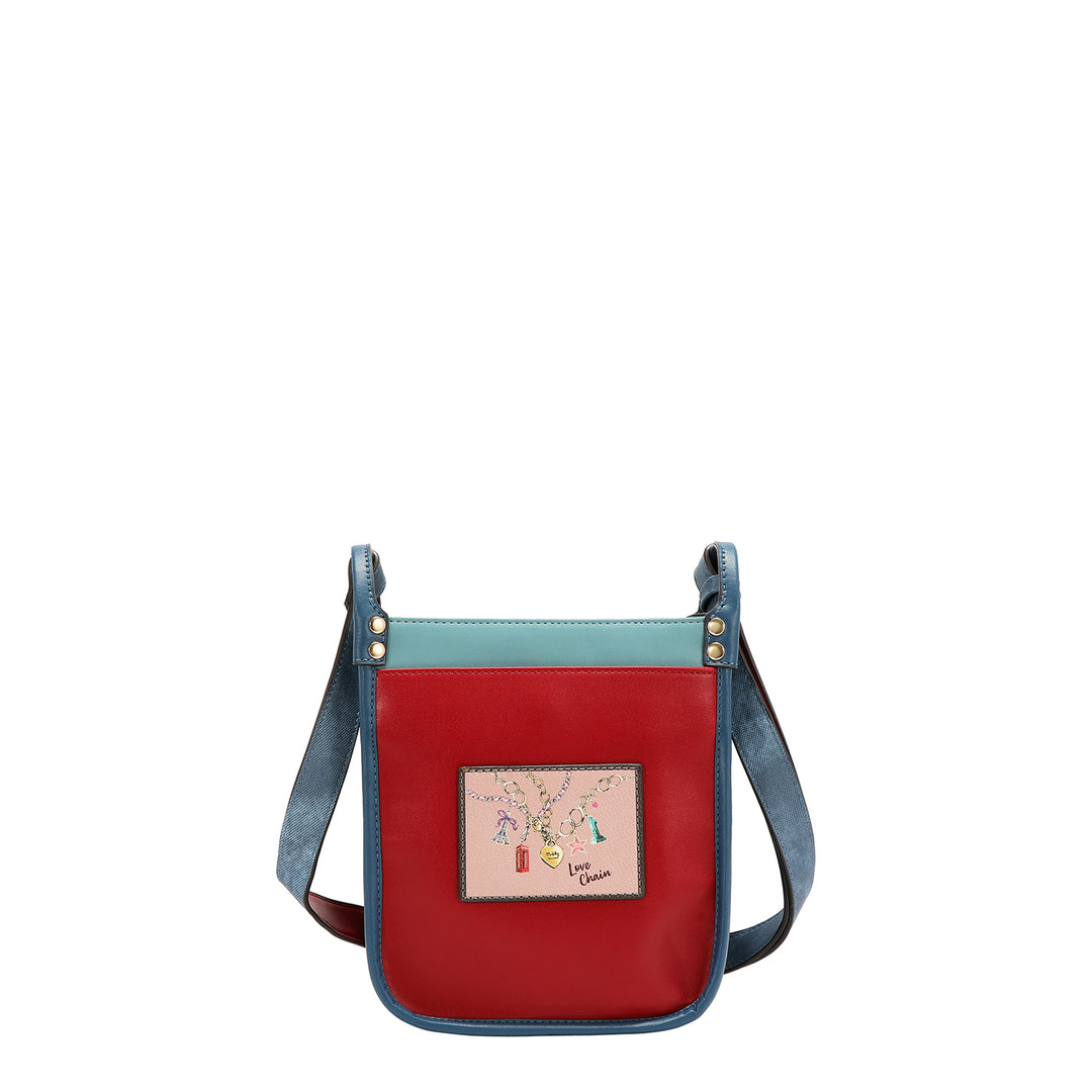 MULTI POCKET SQUARE SHOULDER BAG