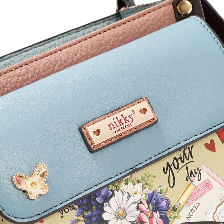 MULTI POCKET SQUARE SHOULDER BAG