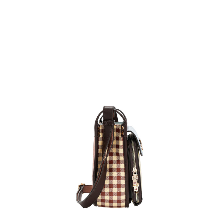 MULTI POCKET SQUARE SHOULDER BAG