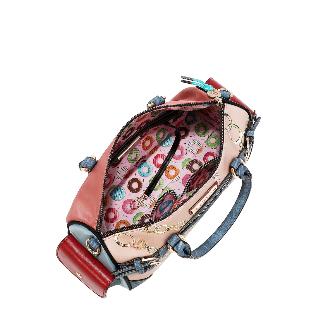 LOVE CHAIN BOSTON BAG