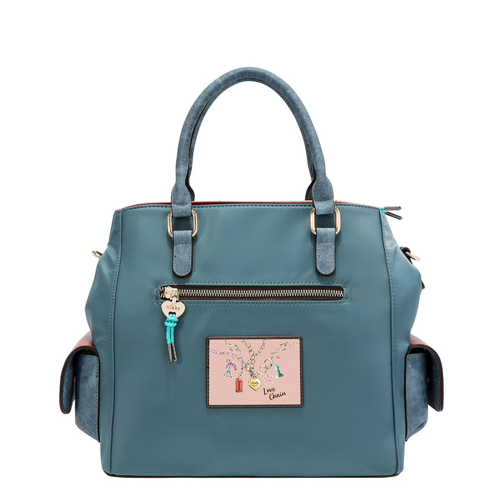 LOVE CHAIN BUCKET BAG