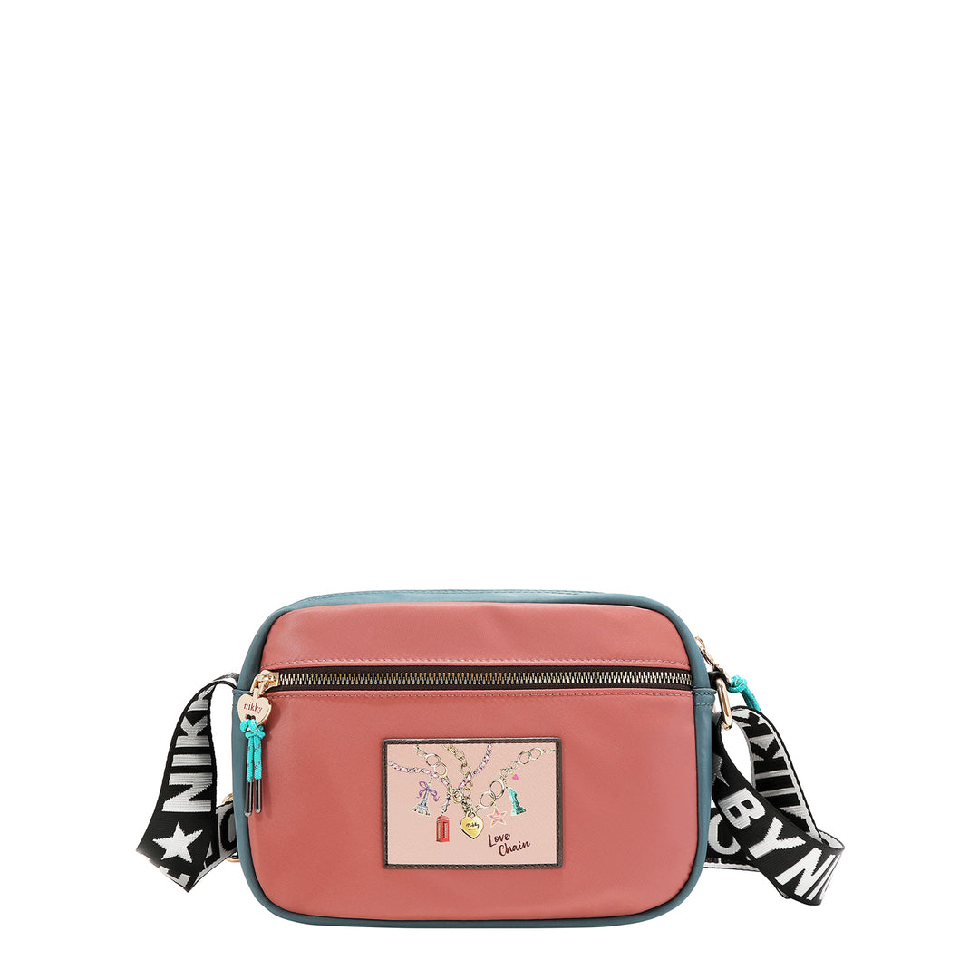 LOVE CHAIN CROSSBODY BAG