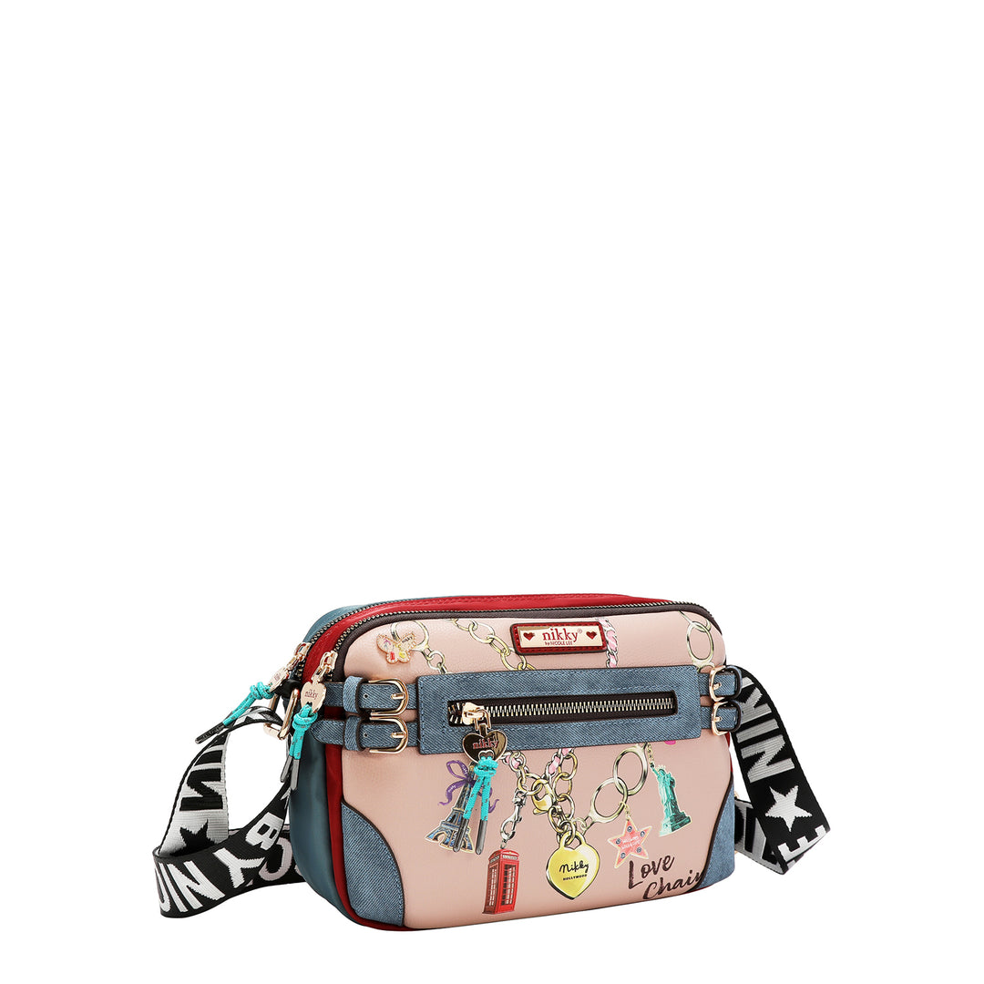 LOVE CHAIN CROSSBODY BAG