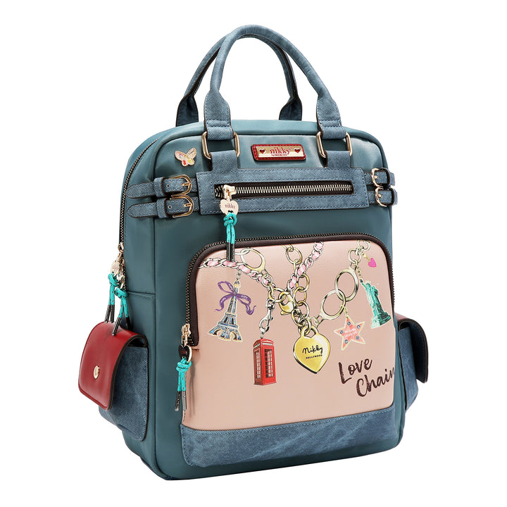 LOVE CHAIN SQUARE BACKPACK