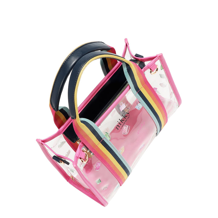 CLEAR RAINBOW TOTE