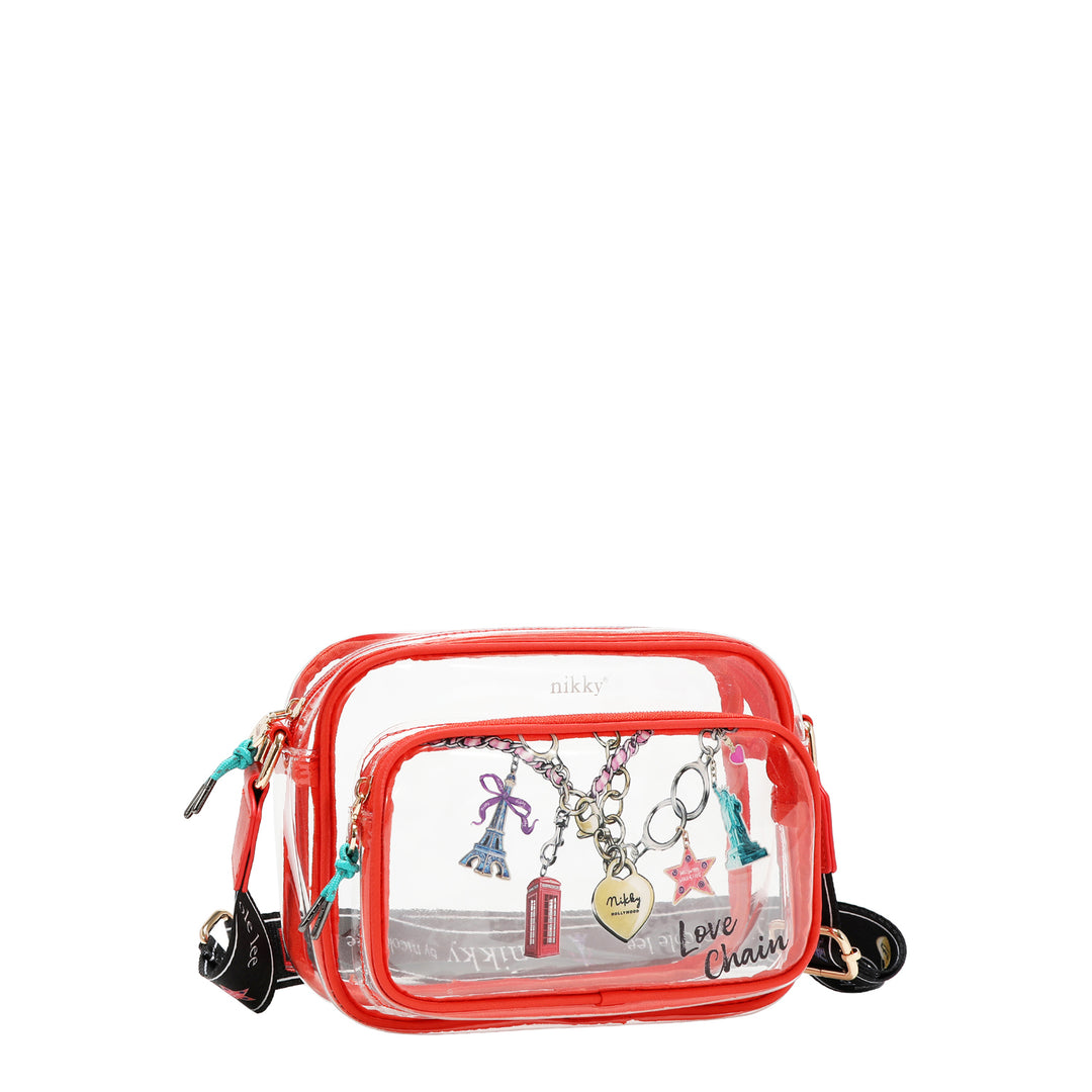 CLEAR LOVECHAIN CROSSBODY