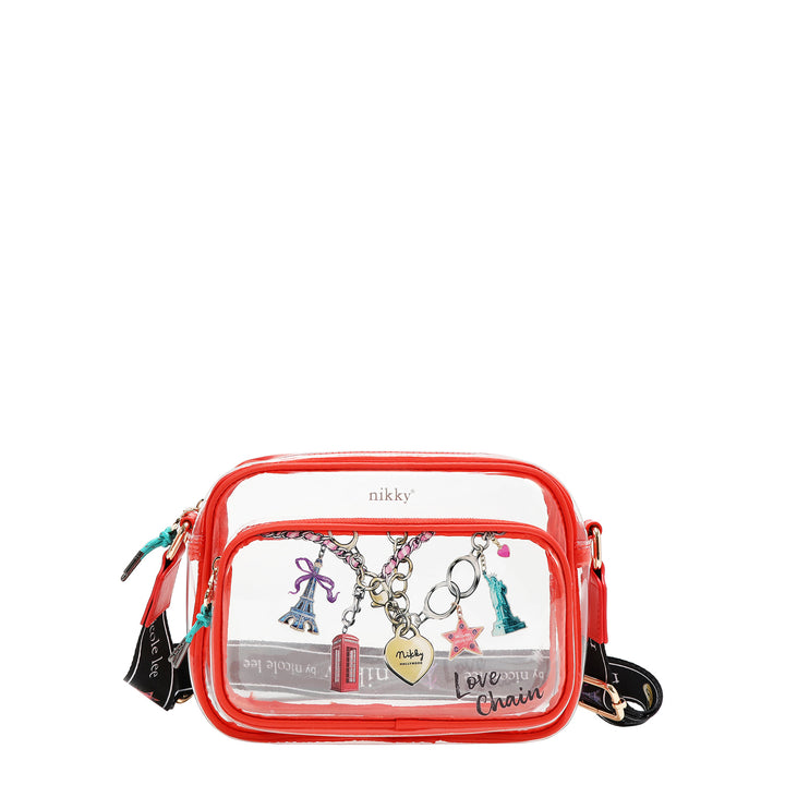 CLEAR LOVECHAIN CROSSBODY
